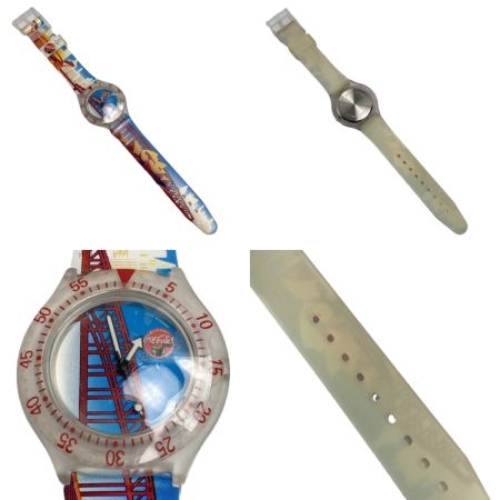  Coca-Cola コカコーラ 2000年 シドニーオリンピック 記念 クォーツ 4本セット 腕時計 SWATCH