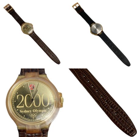  Coca-Cola コカコーラ 2000年 シドニーオリンピック 記念 クォーツ 4本セット 腕時計 SWATCH