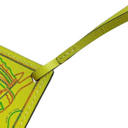  HERMES エルメス キーホルダー カレナノバッグチャーム イエロー