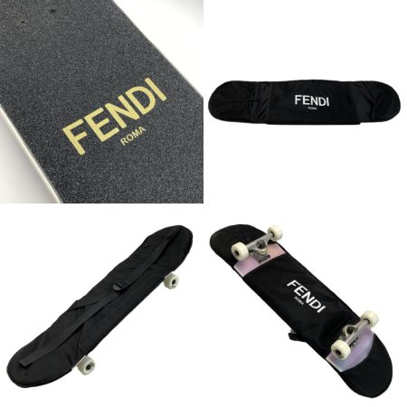  FENDI フェンディ ロゴ モノグラム スケートボード スケボー ケース付き
