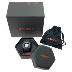 ☆☆ CASIO カシオ G-SHOCK nano 5600 SERIES リングウォッチ  DWN-5600-1JR ブラック クォーツ 箱袋有 Bランク