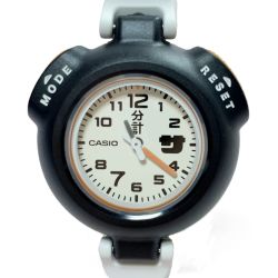 ☆☆ CASIO カシオ サ時計 カシオコレクション サウナ用時計 防水 SAN-100H-7BJR 腕時計 箱有 Bランク