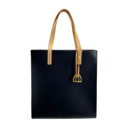 ☆☆ Somes Saddle ソメスサドル ミニトートバッグ  ブラック 牛革 布袋付 Bランク