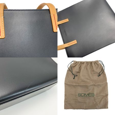  Somes Saddle ソメスサドル ミニトートバッグ  ブラック 牛革 布袋付