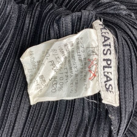  ISSEY MIYAKE イッセイミヤケ PLEATS PLEASE ワンピース ベスト PP04-JH320 ブラック サイズ 3 レディース