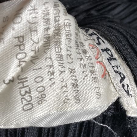  ISSEY MIYAKE イッセイミヤケ PLEATS PLEASE ワンピース ベスト PP04-JH320 ブラック サイズ 3 レディース