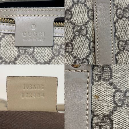  GUCCI グッチ ハンドバッグ ミニボストンバッグ GGスプリーム GG柄 193603 社外用ストラップ付