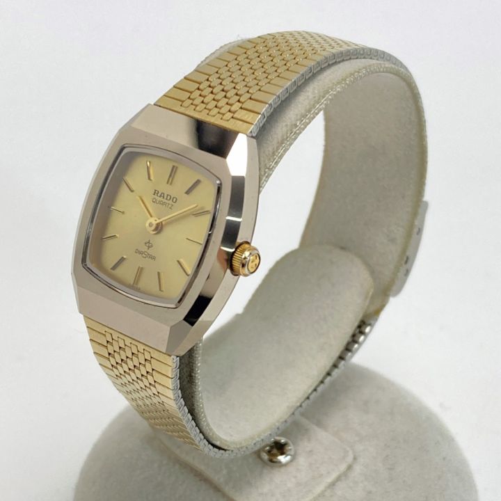 RADO ラドー ダイヤスター 133.9503.3 ゴールド クォーツ レディース