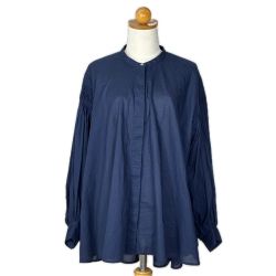 mizuiro-ind ミズイロインド シャツ 長袖 SIZE 不明 3-230043 ネイビー レディース Bランク