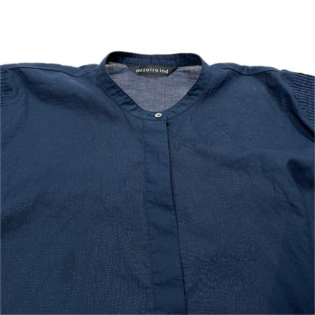 mizuiro-ind ミズイロインド シャツ 長袖 SIZE 不明 3-230043 ネイビー レディース