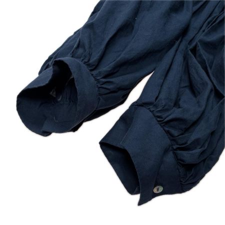 mizuiro-ind ミズイロインド シャツ 長袖 SIZE 不明 3-230043 ネイビー レディース