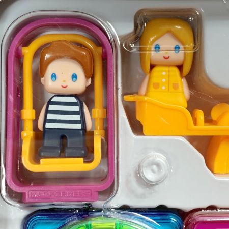   MAGFORMERS  ボーネルンド マグフォーマー ガーデンプレイセット 61ピース MF63188 人形3種付き マグネット 3Dブロック