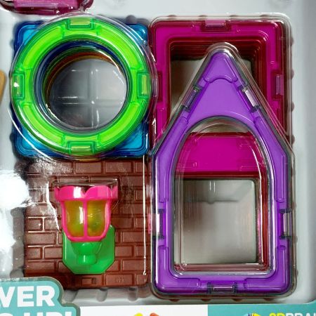   MAGFORMERS  ボーネルンド マグフォーマー ガーデンプレイセット 61ピース MF63188 人形3種付き マグネット 3Dブロック