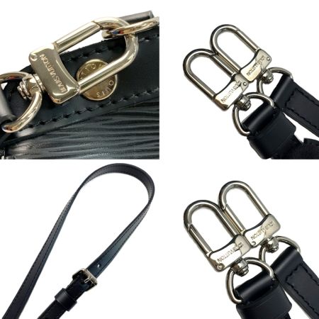  LOUIS VUITTON ルイヴィトン エピ ブレアMM 2WAYバッグ M40329 ノワール ブラック ストラップ付 レザー 袋付