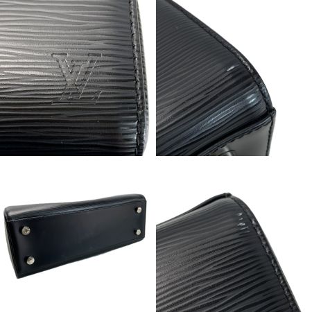  LOUIS VUITTON ルイヴィトン エピ ブレアMM 2WAYバッグ M40329 ノワール ブラック ストラップ付 レザー 袋付