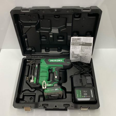  HiKOKI ハイコーキ 電動タッカ N3604DM グリーン 充電器、充電池、ケース付