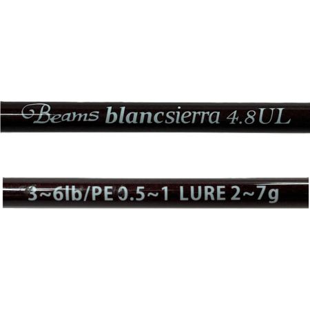 Fishman フィッシュマン BEAMS blancsierra 4.8UL ルアーロッド 竿袋付き