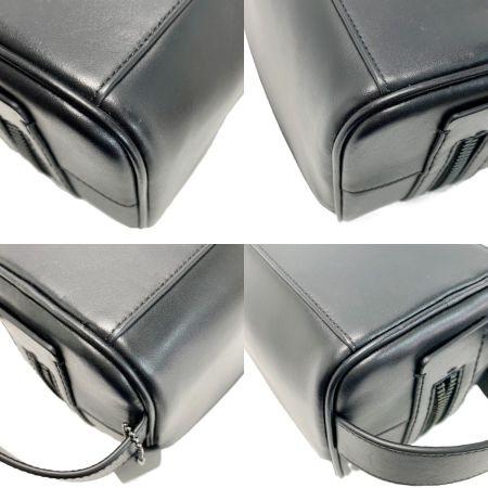  COACH コーチ スモールトラベルキット ハンドポーチ クラッチ セカンドバッグ レザー 2836 ブラック メンズ