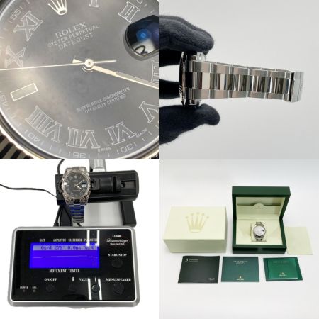 ROLEX ロレックス デイトジャスト2 ローマン 116334 ブラック 自動巻き メンズ 腕時計 箱有
