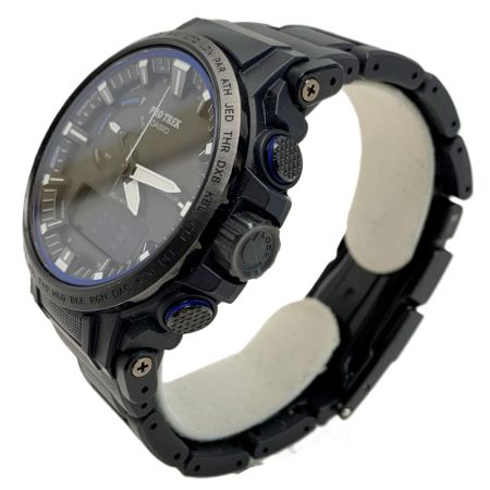  CASIO カシオ PRO TREK 世界6局対応電波ソーラーウォッチ  PRW-61FC-1JF ブラック 箱有