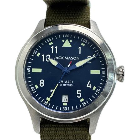 JACK MASON ジャックメイソン アヴィエーション NATO JM-A401-002 ネイビー クォーツ メンズ 腕時計 AVIATION