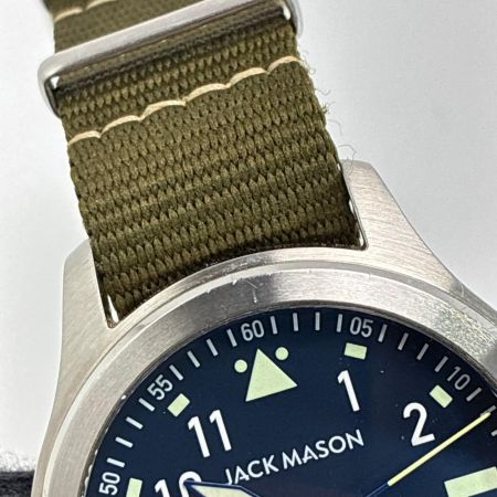 JACK MASON ジャックメイソン アヴィエーション NATO JM-A401-002 ネイビー クォーツ メンズ 腕時計 AVIATION