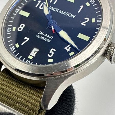JACK MASON ジャックメイソン アヴィエーション NATO JM-A401-002 ネイビー クォーツ メンズ 腕時計 AVIATION