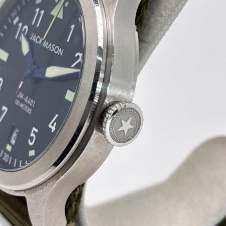 JACK MASON ジャックメイソン アヴィエーション NATO JM-A401-002 ネイビー クォーツ メンズ 腕時計 AVIATION