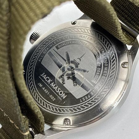JACK MASON ジャックメイソン アヴィエーション NATO JM-A401-002 ネイビー クォーツ メンズ 腕時計 AVIATION