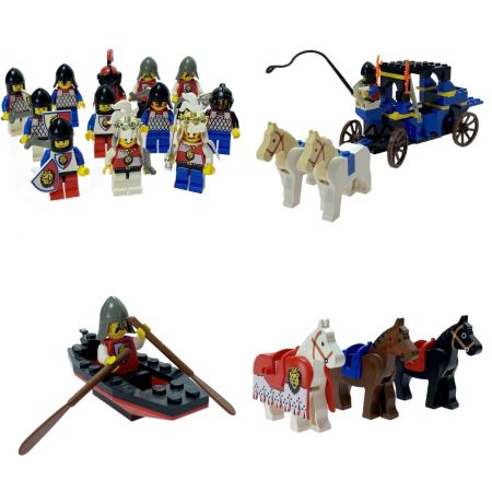   LEGO SYSTEM レゴ システム 6090 ロイヤルキング城 6044 ロイヤルキングの馬車 まとめ 欠品パーツ有り