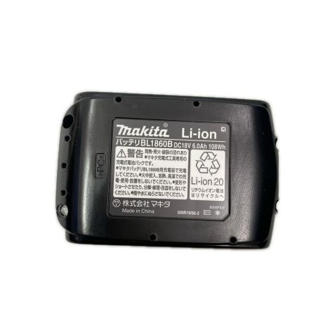  MAKITA マキタ 18Vバッテリー BL1860B ブラック 未使用品