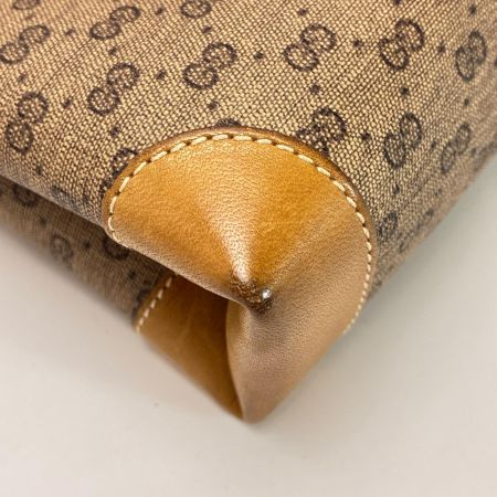 GUCCI グッチ ショルダーバッグ マイクロGG レザー 14.001.5364 ベージュ レディース ゴールド金具