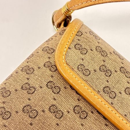 GUCCI グッチ ショルダーバッグ マイクロGG レザー 14.001.5364 ベージュ レディース ゴールド金具