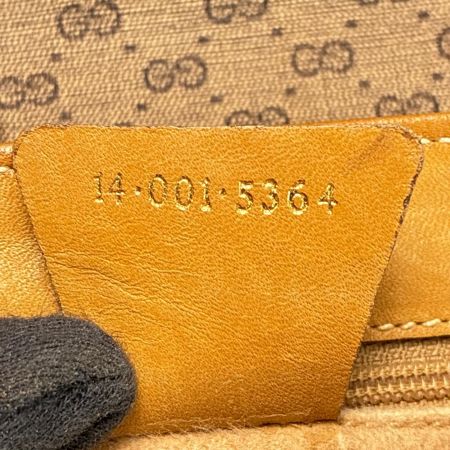 GUCCI グッチ ショルダーバッグ マイクロGG レザー 14.001.5364 ベージュ レディース ゴールド金具