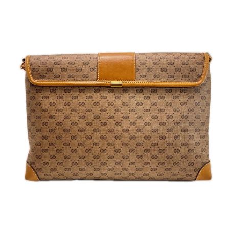 GUCCI グッチ ショルダーバッグ マイクロGG レザー 14.001.5364 ベージュ レディース ゴールド金具