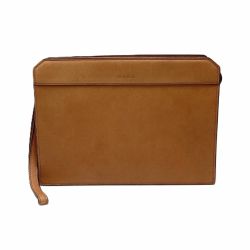 ☆☆ Somes Saddle ソメスサドル セカンドバッグ ブラウン レザー クラッチバッグ Bランク