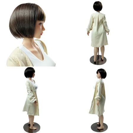   カスタムドール  夢の星 シリカゲル可動ステンレス骨格人形 約64㎝ 