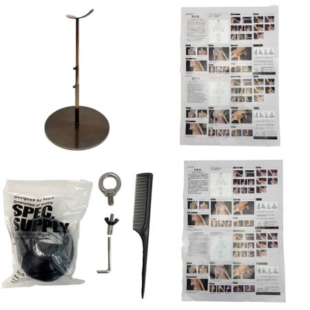   カスタムドール  夢の星 シリカゲル可動ステンレス骨格人形 約64㎝ 