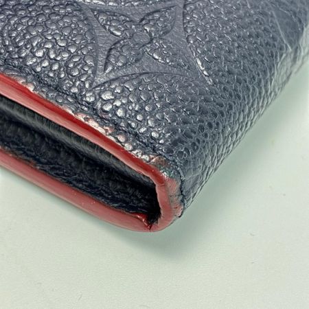 LOUIS VUITTON ルイヴィトン 2つ折り長財布 ポルトフォイユ・サラ M62125 ネイビー 保存袋有