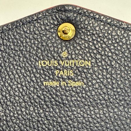 LOUIS VUITTON ルイヴィトン 2つ折り長財布 ポルトフォイユ・サラ M62125 ネイビー 保存袋有