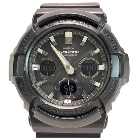 CASIO カシオ G-SHOCK GAW-100B-1AJF ブラック 電波ソーラー メンズ