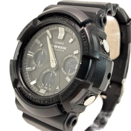 CASIO カシオ G-SHOCK GAW-100B-1AJF ブラック 電波ソーラー メンズ