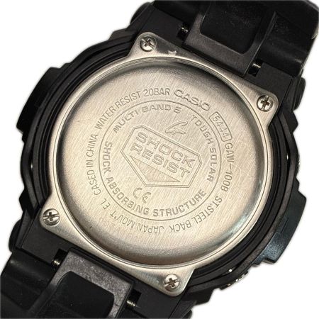 CASIO カシオ G-SHOCK GAW-100B-1AJF ブラック 電波ソーラー メンズ
