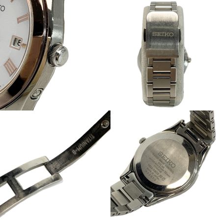  SEIKO セイコー EXCELINE エクセリーヌ 1B32-0AC0 腕時計 電波ソーラー レディース