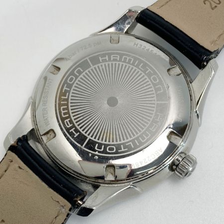  HAMILTON ハミルトン ジャズマスター デイト H324510 シルバー クォーツ メンズ 腕時計
