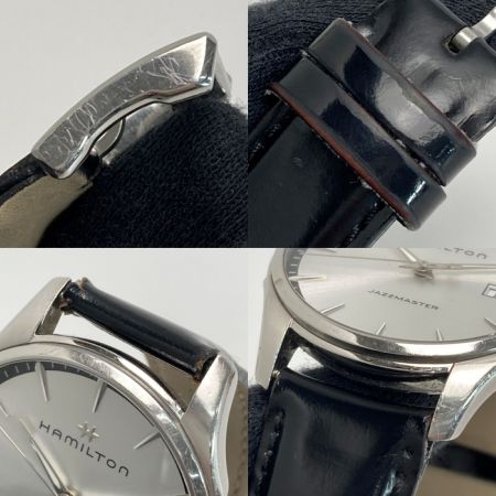  HAMILTON ハミルトン ジャズマスター デイト H324510 シルバー クォーツ メンズ 腕時計