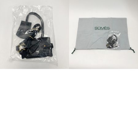  Somes Saddle ソメスサドル エグゼクティブ フラップブリーフケース ブラック レザー ビジネスバッグ 布袋有