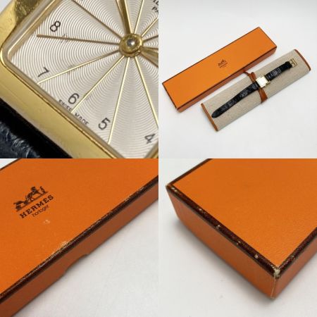  HERMES エルメス Hウォッチ HH1.201 シルバー クォーツ レディース 腕時計 箱有