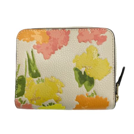  COACH コーチ ビルフォールド ウォレット レザー CC980 フローラル プリント 財布