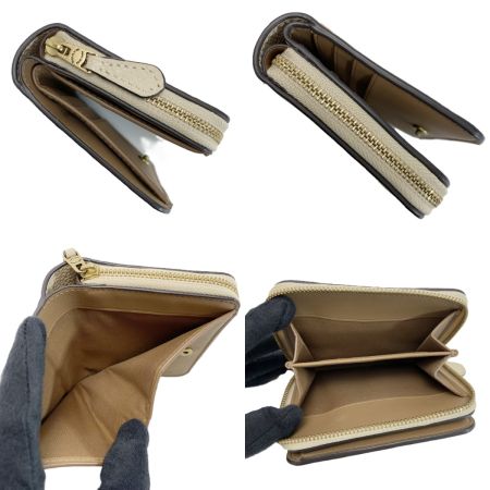  COACH コーチ ビルフォールド ウォレット レザー CC980 フローラル プリント 財布